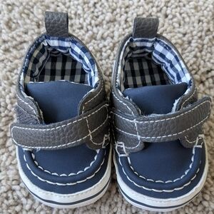 Stylish Navy and Gray Kids Shoes